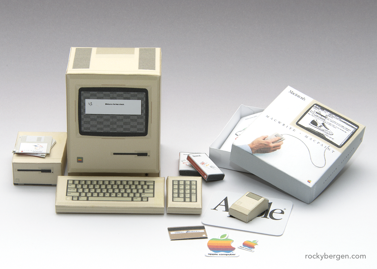 Apple Macintosh 128K - The computer that “started it all”, complete with bundled software.  © Rocky Bergen