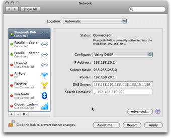 Network preferences