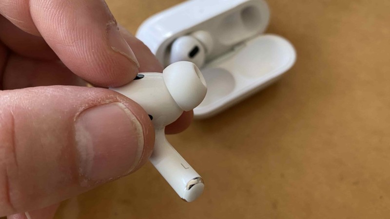 Covering the sensors with my fingers