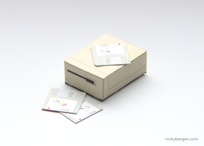 Disk drive and disks © Rocky Bergen