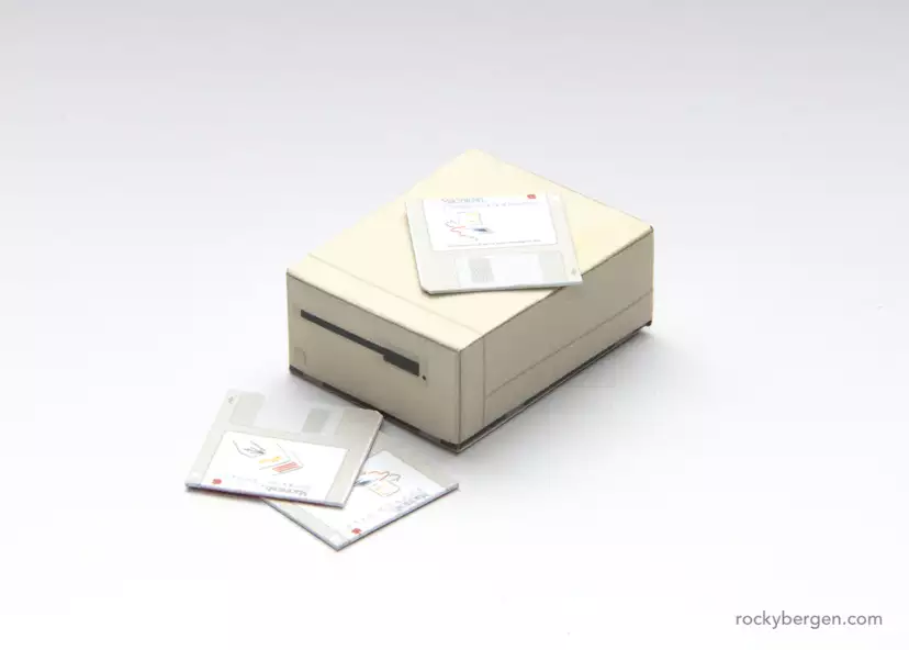 Disk drive and disks © Rocky Bergen