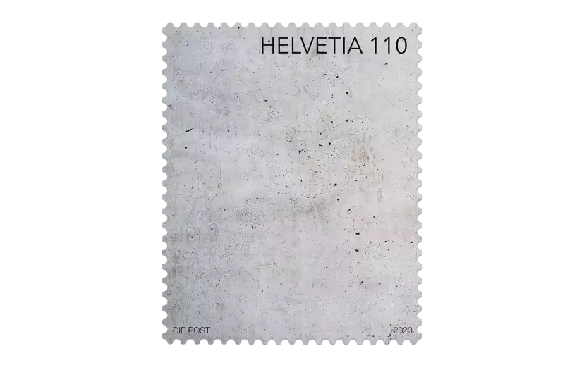 The new Fr. 1.10 swiss stamp "Art in architecture"