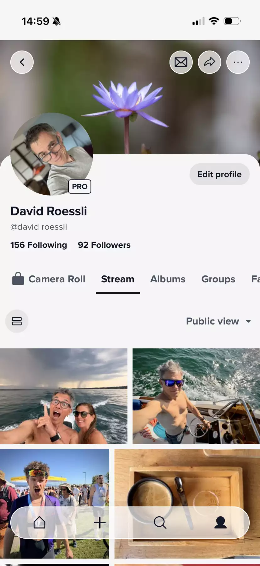 Flickr's personal stream