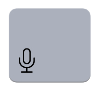 iPad OS Microphone key