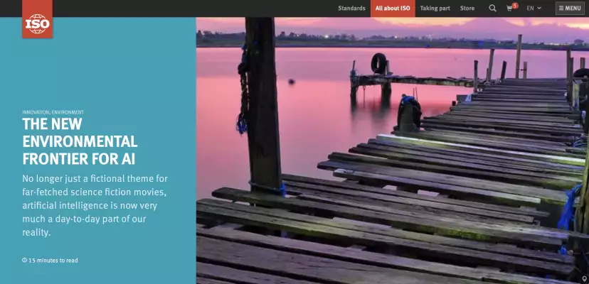 Header screenshot with teal background