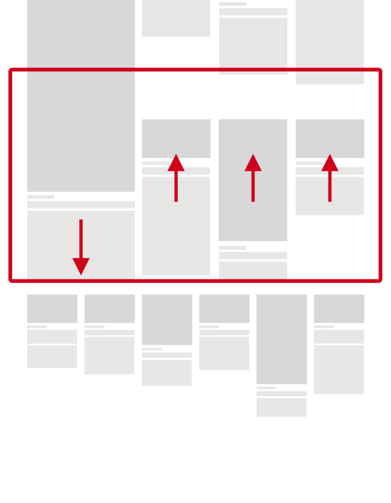 An illustration of the scrolling