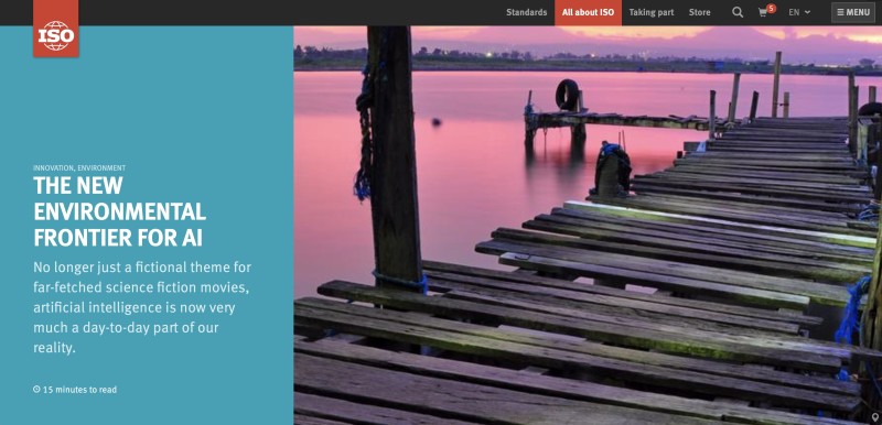Header screenshot with teal background