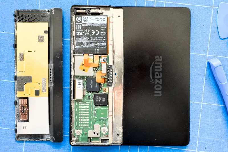 Back cover removed