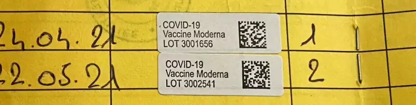 Vaccination certificate