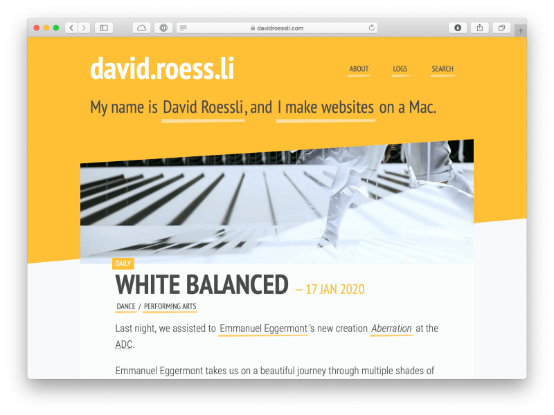 2020 davidroessli.com
