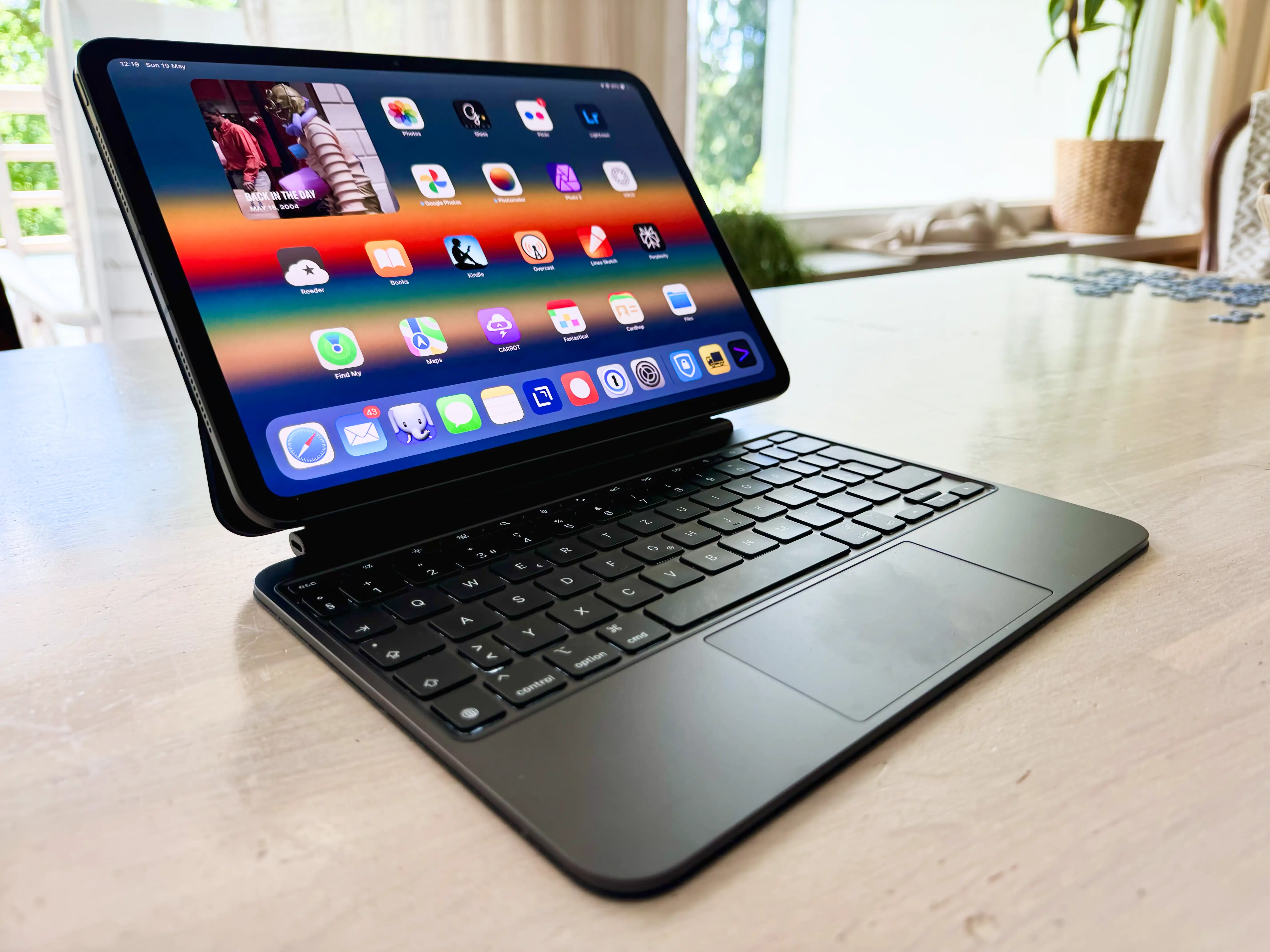 iPad pro with the new Magic Keyboard case