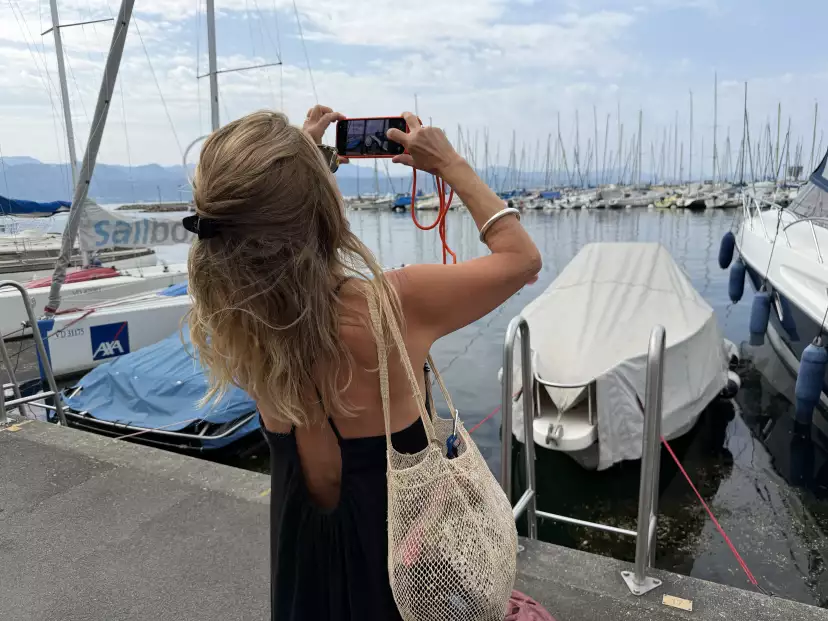 Arrived in Lausanne. Moored and covered.