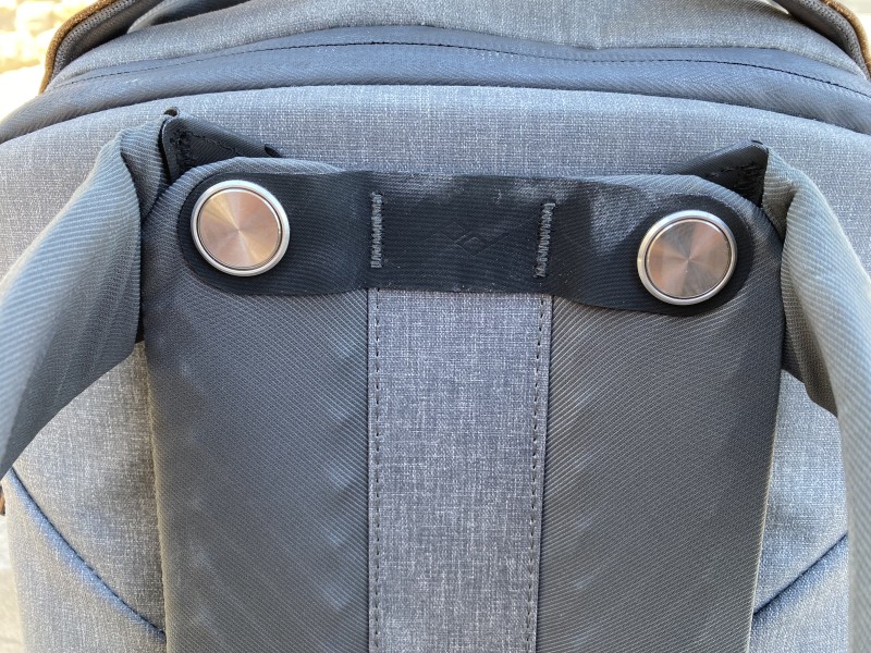 Shoulder straps rotate perfectly