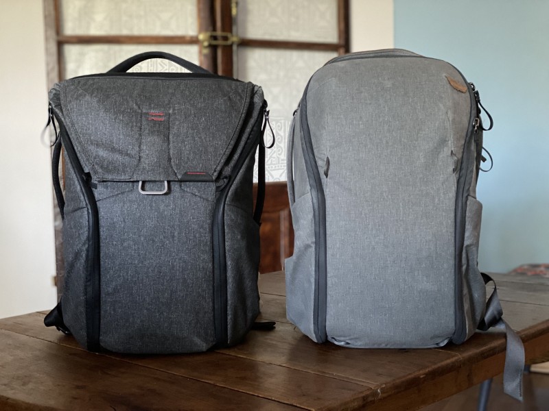 Both bags side by side