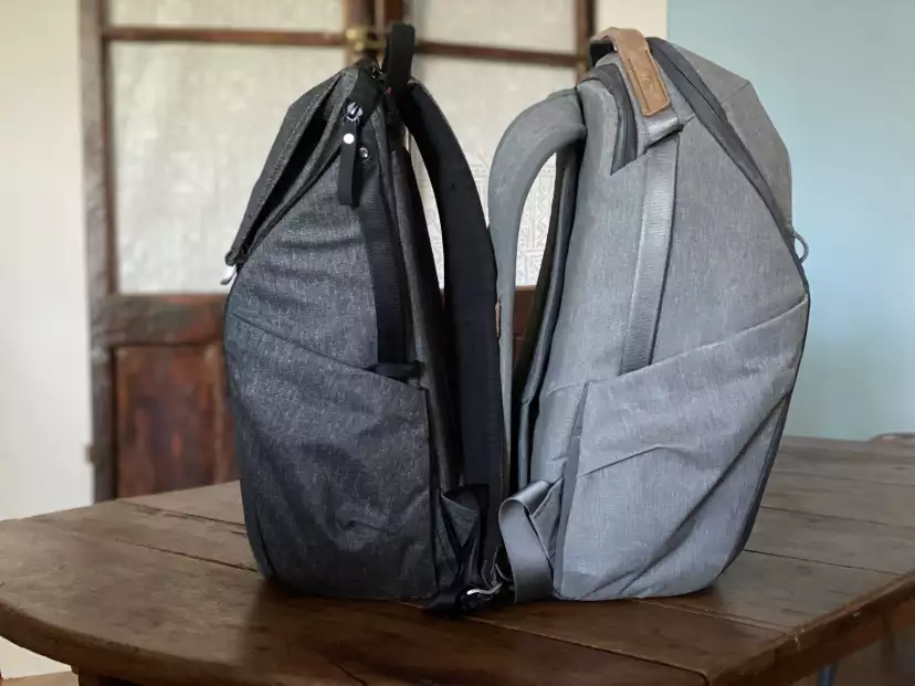Both bags side by side