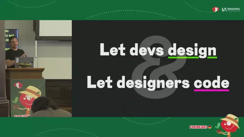 Let devs design and let designers code