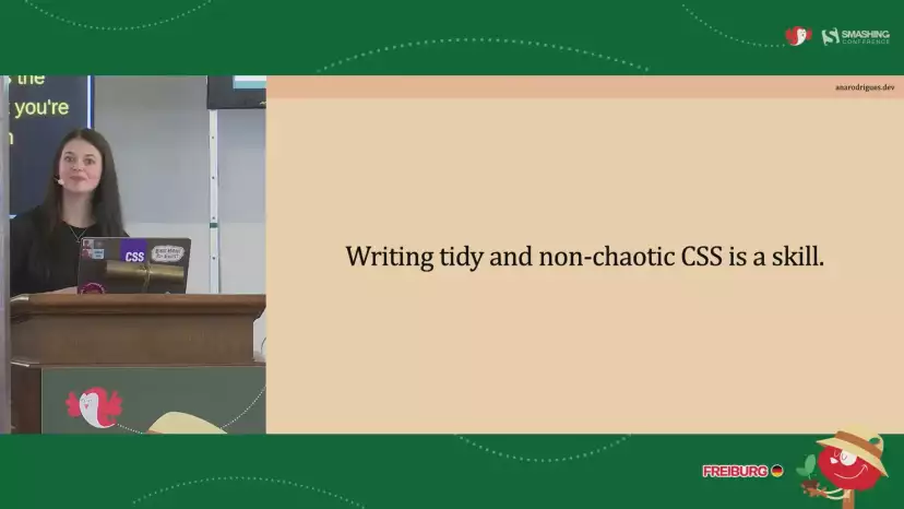 Writing tidy non-chaotic CSS is a skill