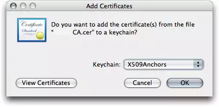 Import dialog box