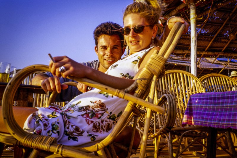 Me and Fabienne, 23 years ago