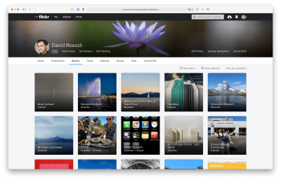 Flickr screenshot