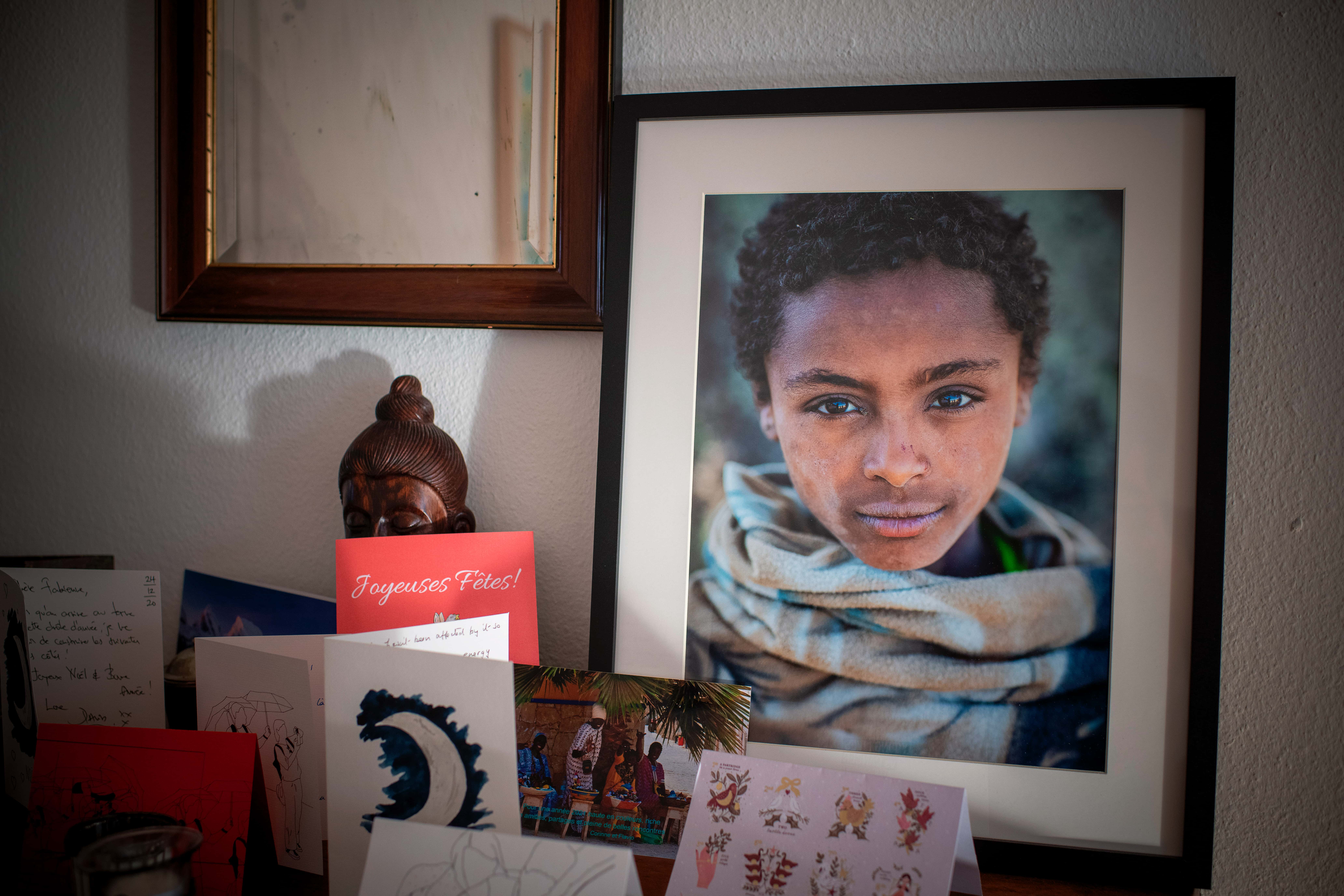 Framed portrait of a young Ethiopian boy  © Lionel Egger Photography / lionelegger.com