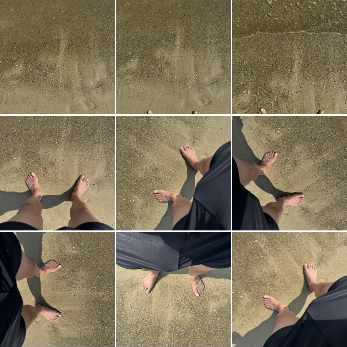 Camera roll of 9 shots