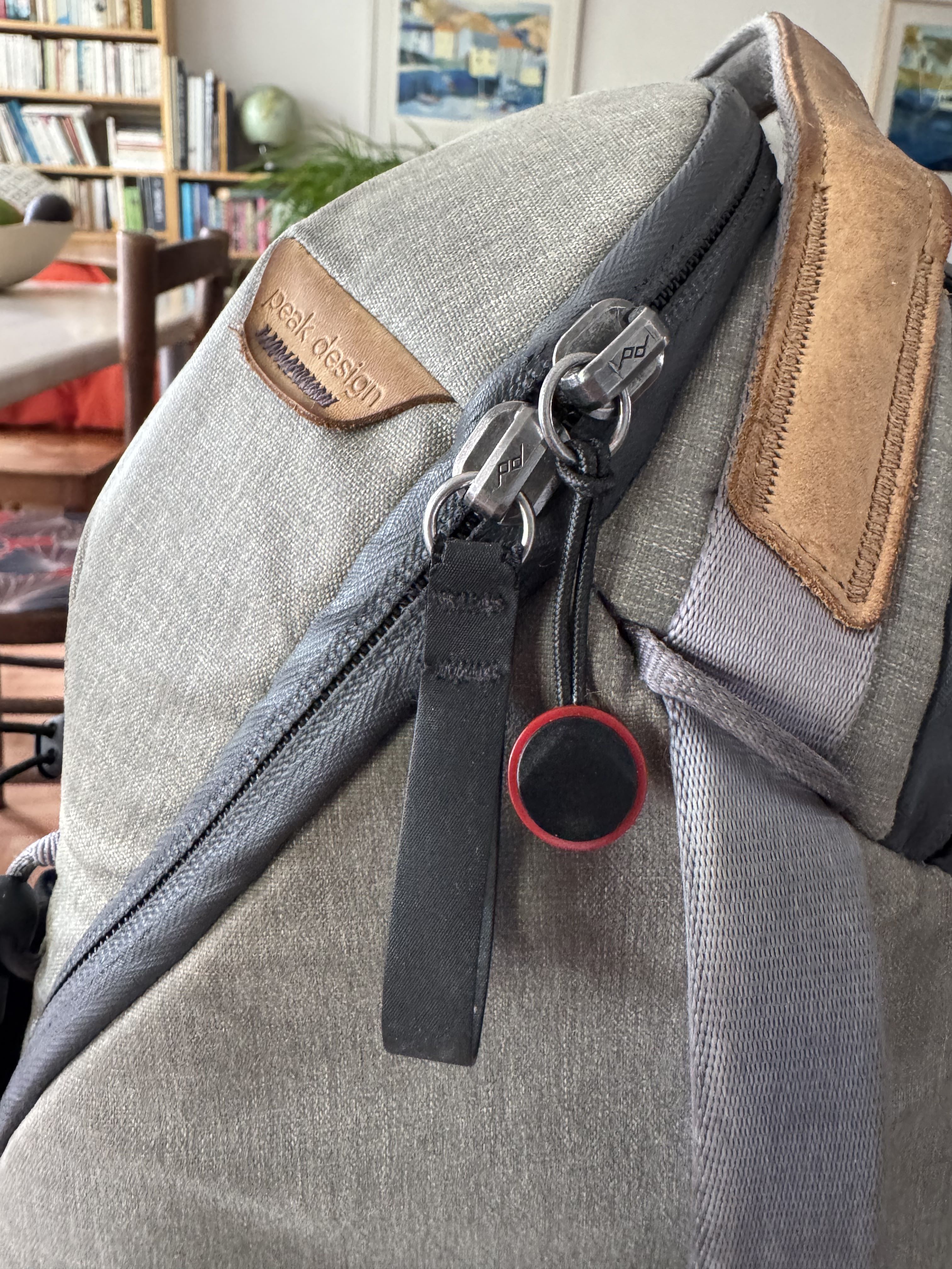 Peak design anchor as a zip pull