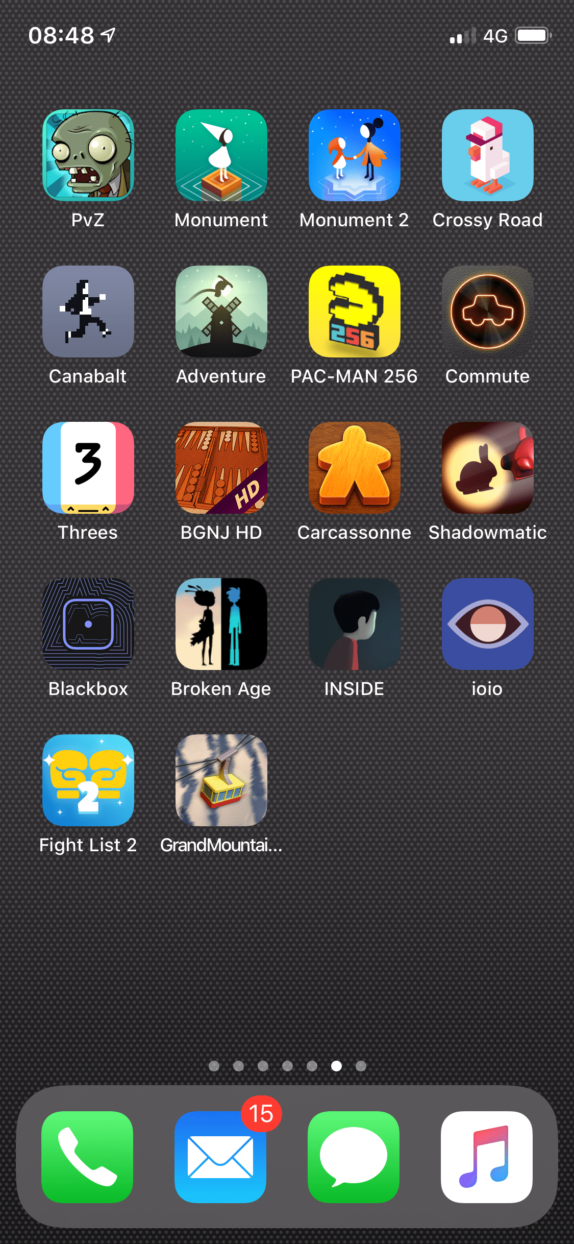iPhone Springboard screenshot
