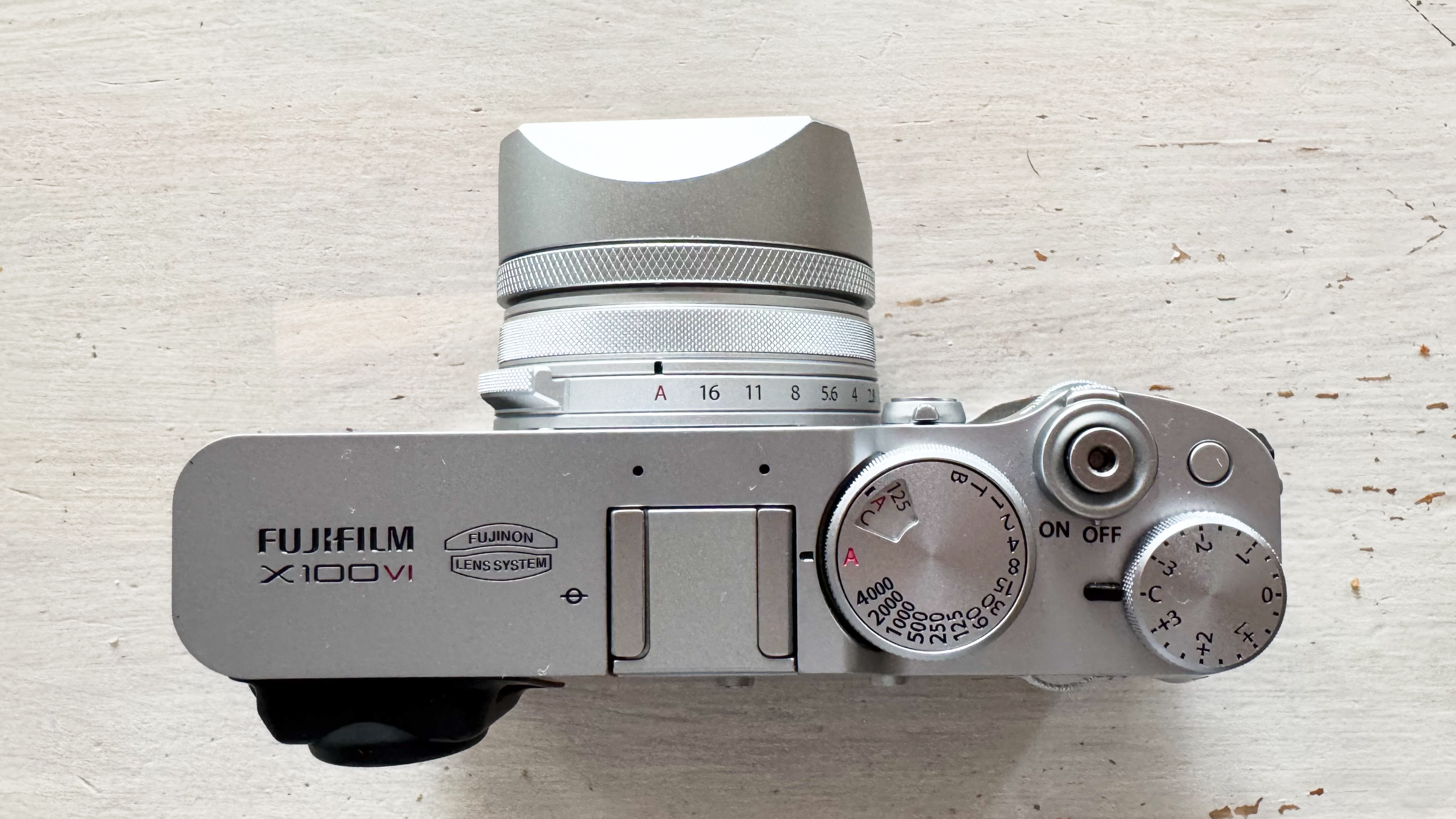 Fujifilm X100VI top view