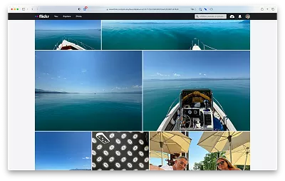 Flickr album screenshot